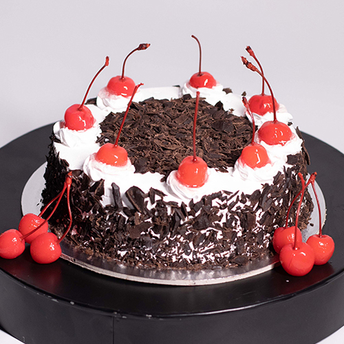 same day delivery eggless black forest cake