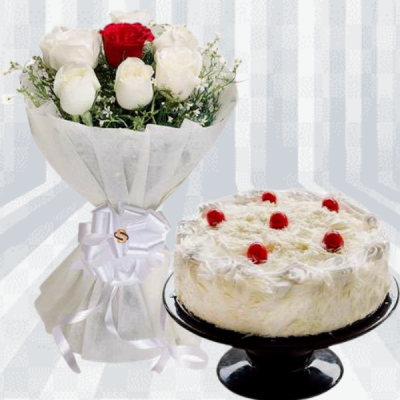 Cake and Flower